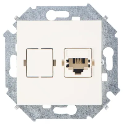 Розетка телефонная RJ11, сл.кость, S15