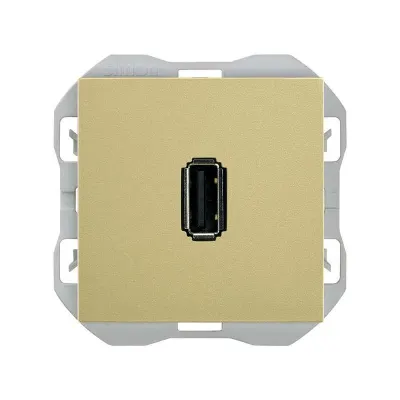 Механизм разъёма 1хUSB-A 2.0, 2М, S270, бронза
