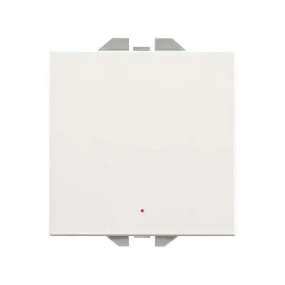 Механизм выкл-ля 2-полюсного, 2М, с ориент.подсветкой LED, 16А/230В, S270, белый матовый