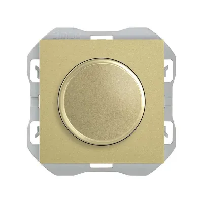 Механизм светорег-ра LED, пов.-нажим., 2М, 6-60 (6-120) Вт, S270, бронза