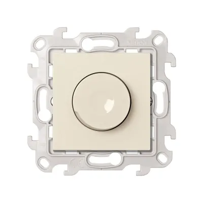 Светорегулятор повор-нажимной, проходной, 40-450Вт 230В~, сл.кость, S24