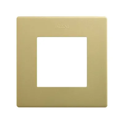 Рамка 1-постовая ICON (2М), S270, бронза