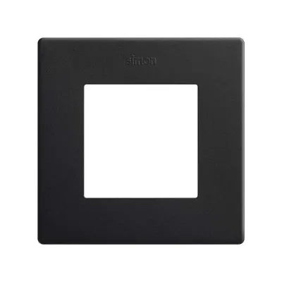 Рамка 1-постовая ICON (2М), S270, чёрный матовый