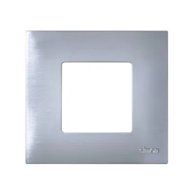 Накладка декор. для рамки на 1 пост, Metal, нерж.сталь, S27P