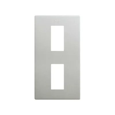 Рамка 2-постовая, вертикальная, MĺNIMA (1М+1М), S270, алюминий