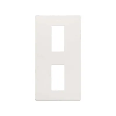 Рамка 2-постовая, вертикальная, MĺNIMA (1М+1М), S270, белый матовый