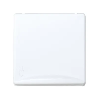 Розетка с крышкой и шторками Schuko 2Р+Е, 16A 250В~ винт., белый, S27