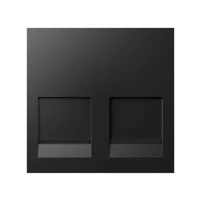 Адаптер со шторками 2 RJ45 BeldenCDT, черный, S400