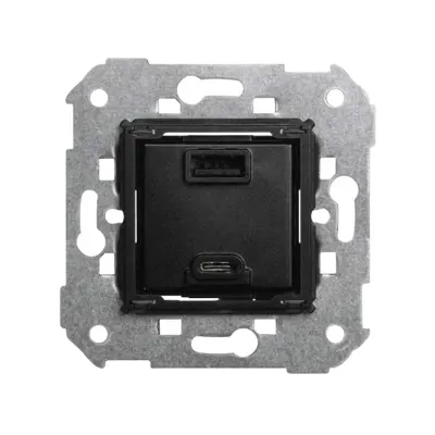 Зарядное устройство USB A+C PD 30W, 230В~, S75