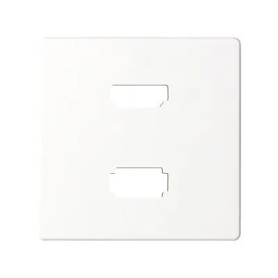 Накладка для розетки HDMI+USB 2.0, белый, S82