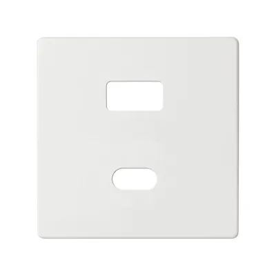 Накладка для заряд.устройства USB A+C, мат.белый, S82C