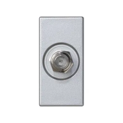 Розетка узкая SAT, алюминий, K45, Connect