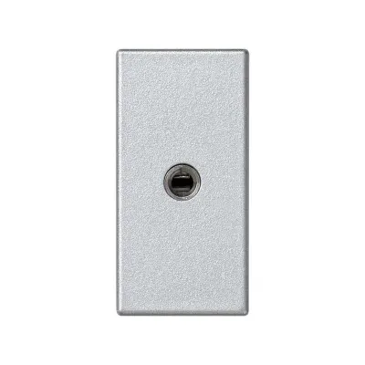 Розетка узкая Mini-Jack 3,5мм, алюминий, K45, Connect